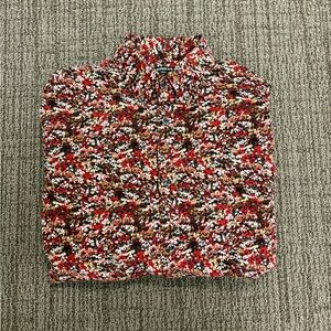 Express Men’s Textured Floral Cotton Dress Shirt